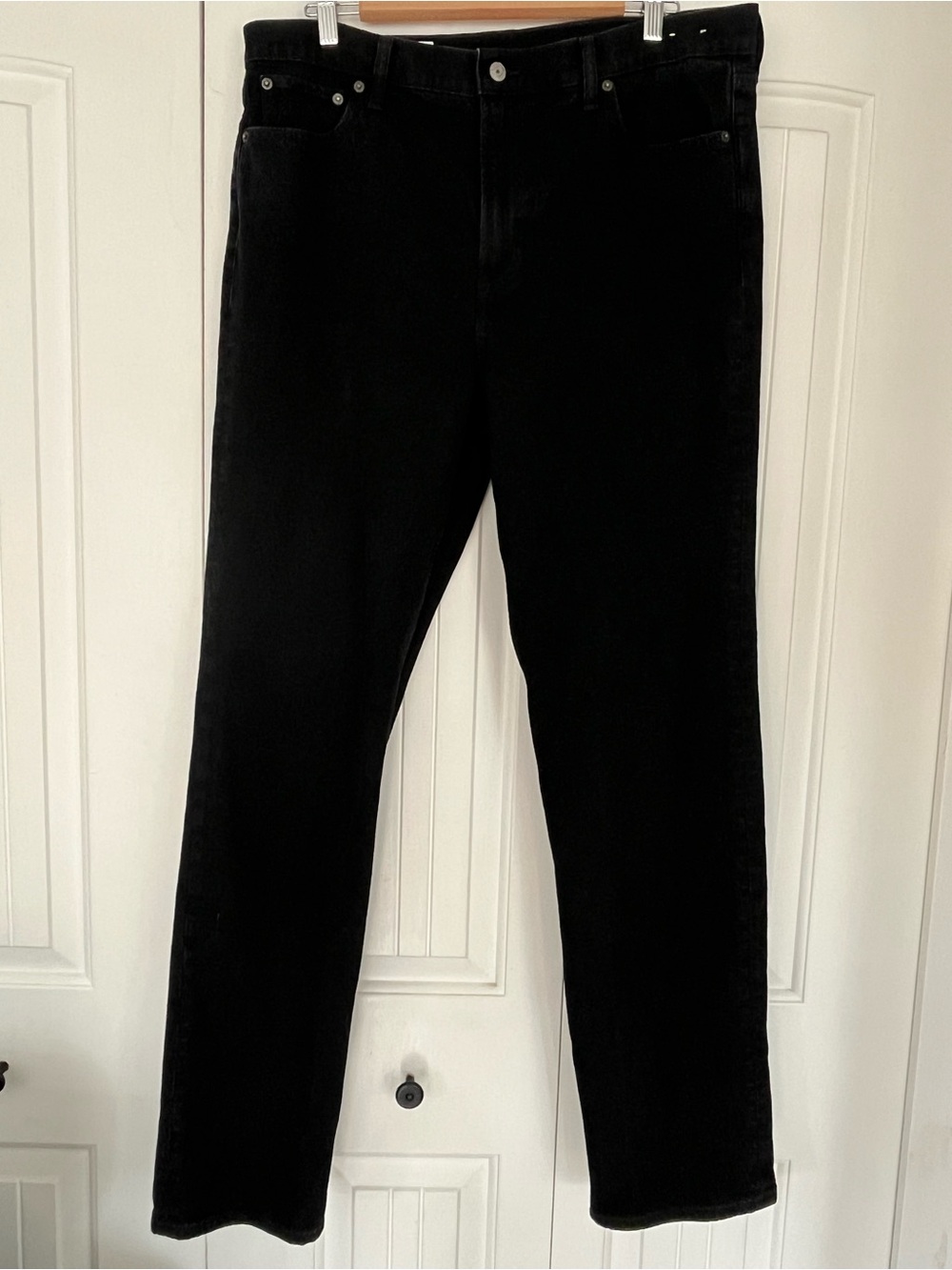 Gap Women's Black 90’s High Waist Straight-Leg Jeans Size 33/16